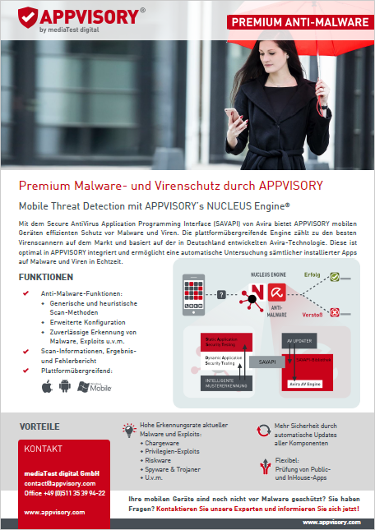 Premium Antimalware Factsheet Appvisory