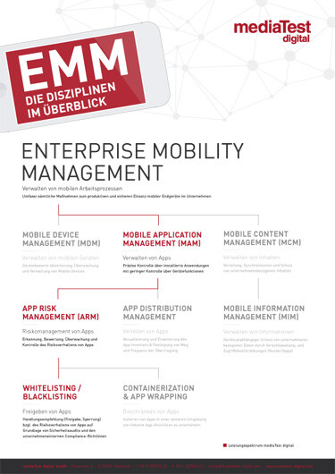 Enterprise Mobility Management (EMM) – Die Disziplinen im Überblick