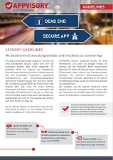 APPVISORY_Factsheet_Security_Guidelines_DE