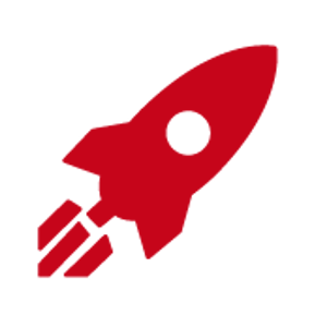 Icon_Beschleunigung, Rakete_rot
