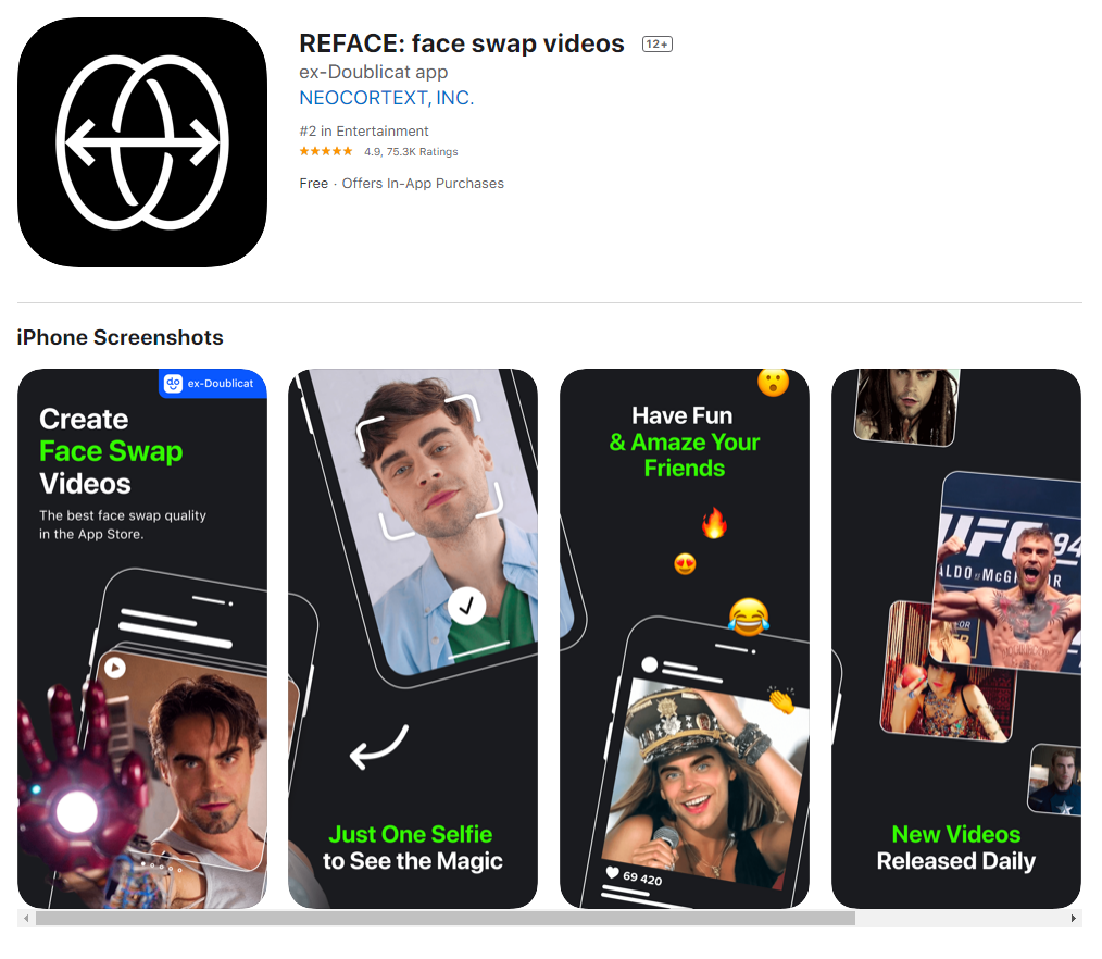Reface App and Co. – How dangerous are deepfake apps?