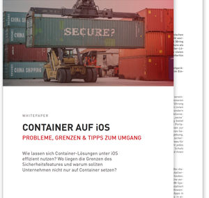 Container auf iOS – Probleme, Grenzen und Tipps zum Umgang