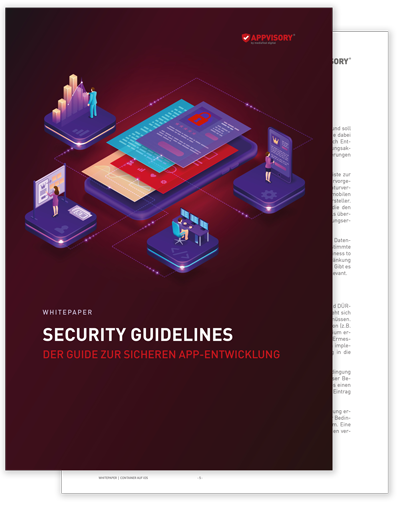security guidelines sichere App Entwicklung Vorschau