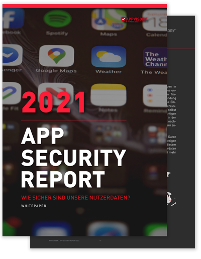 App Security Report 2021 von mediaTest digital und APPVISORY