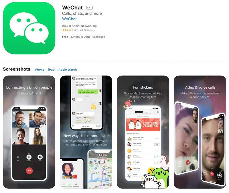 WeChat App Datenschutz sicher apptest