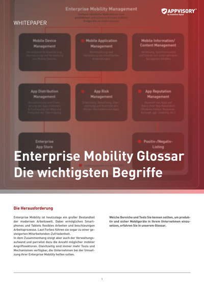 Glossar Enterprise Mobility